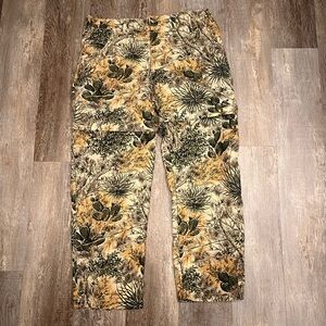 Game Guard Women’s Convertible Cargo Pants Size Small Cactus Camo Hunting Light